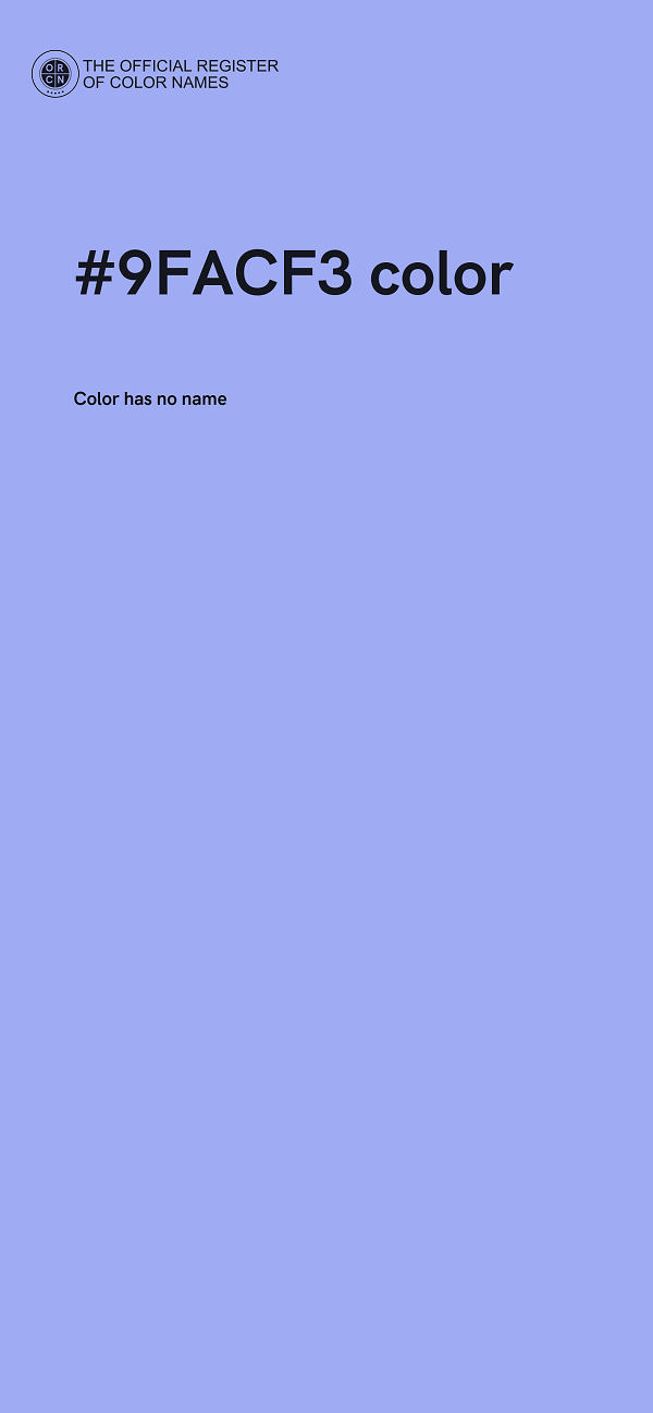 #9FACF3 color image
