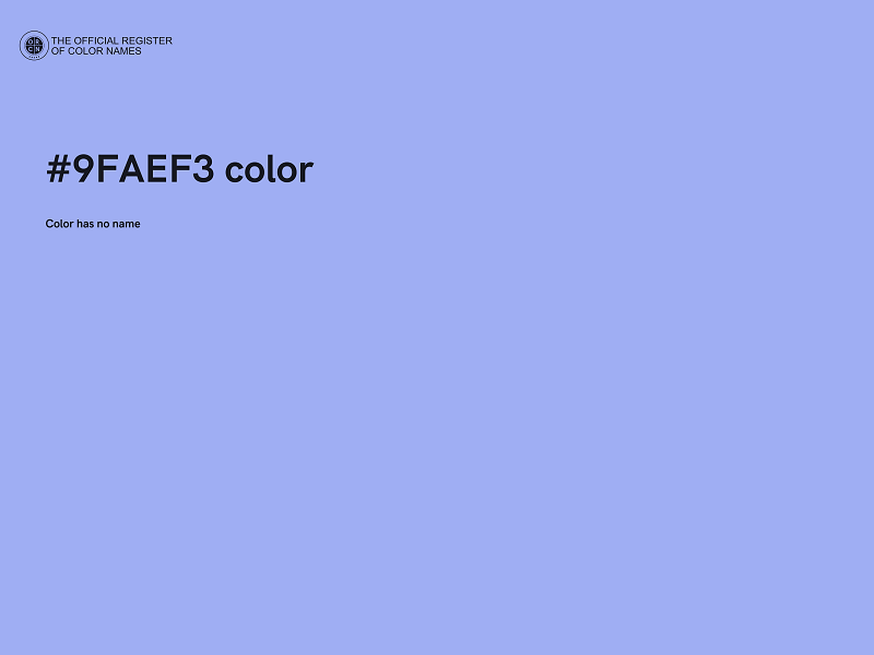 #9FAEF3 color image