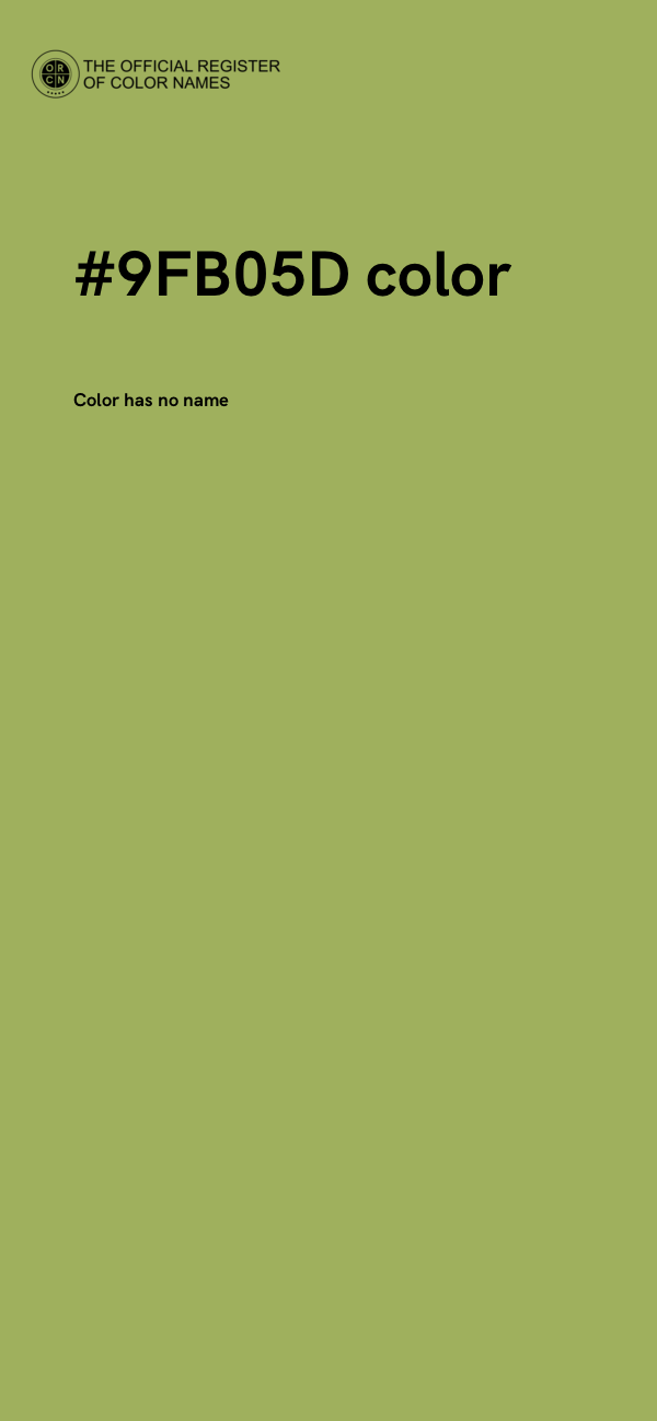 #9FB05D color image