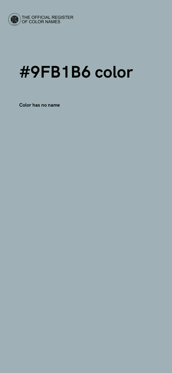 #9FB1B6 color image