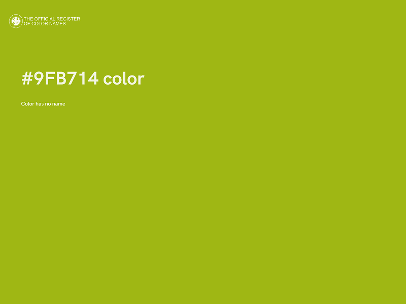 #9FB714 color image