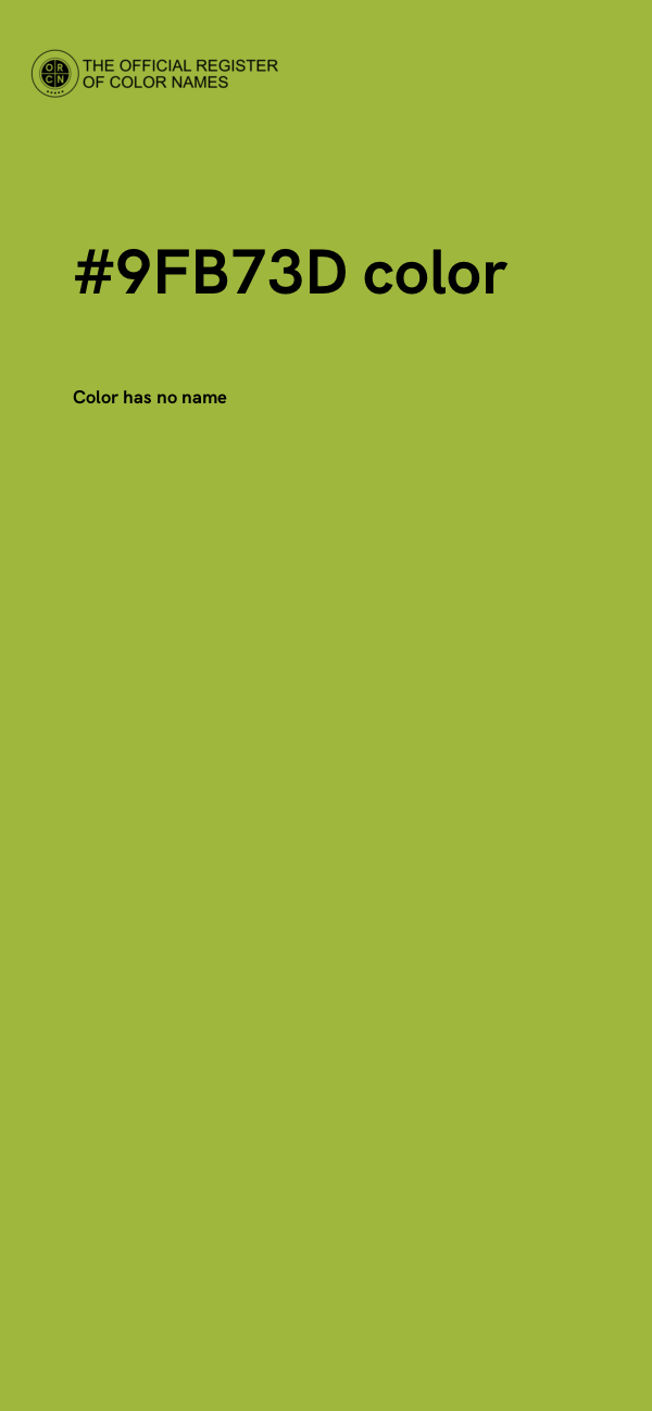 #9FB73D color image