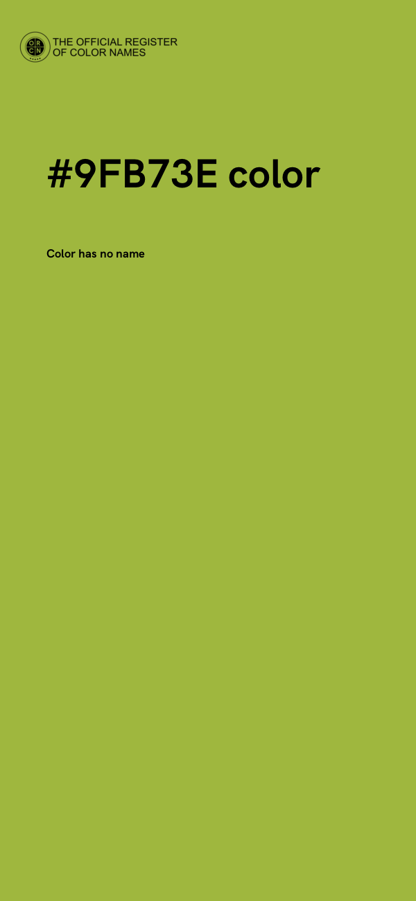 #9FB73E color image