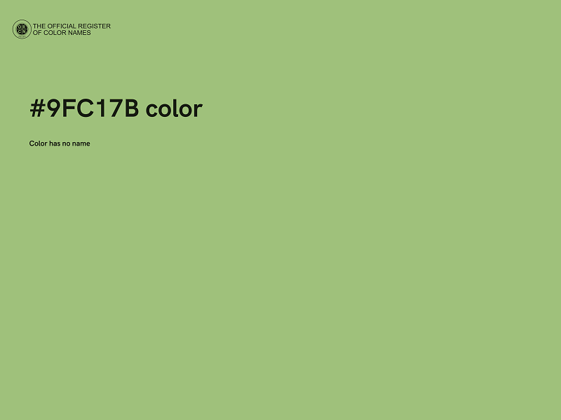 #9FC17B color image