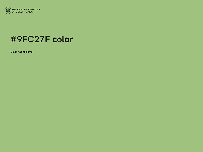 #9FC27F color image