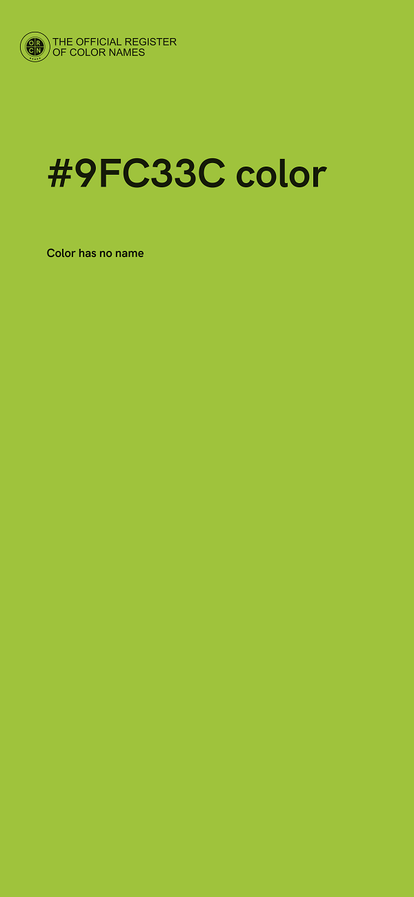 #9FC33C color image
