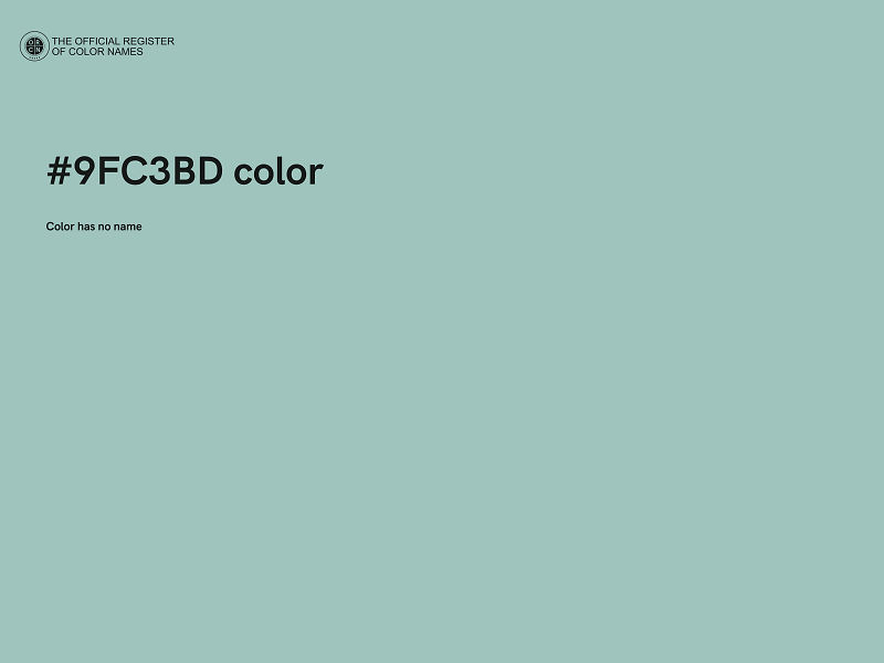 #9FC3BD color image