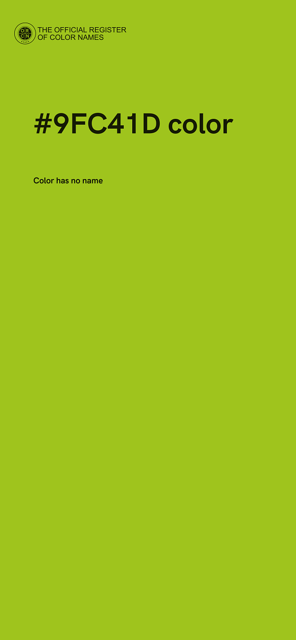 #9FC41D color image