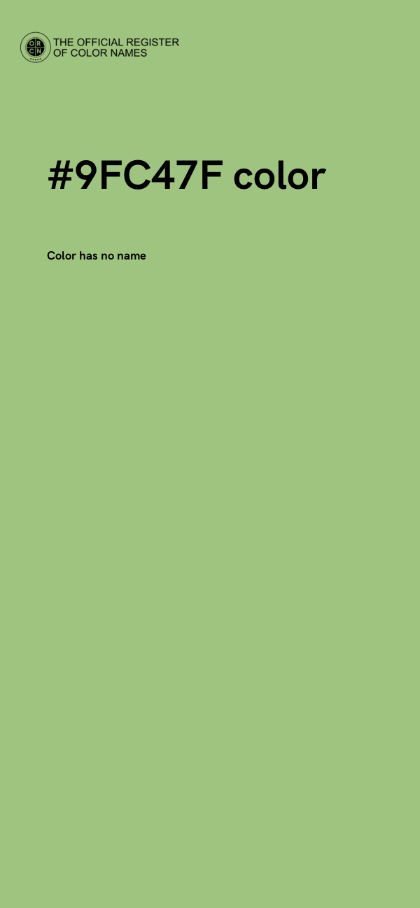 #9FC47F color image