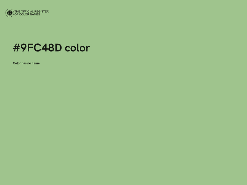 #9FC48D color image