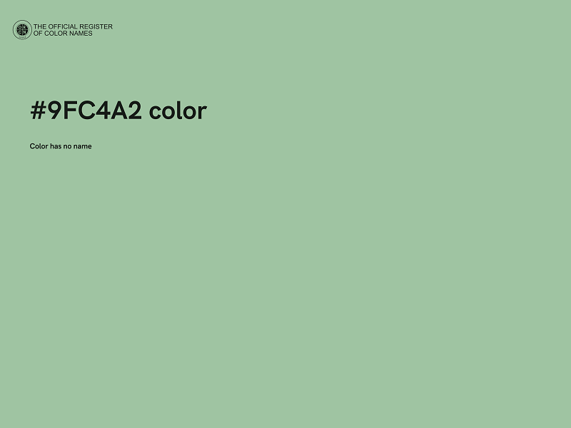 #9FC4A2 color image