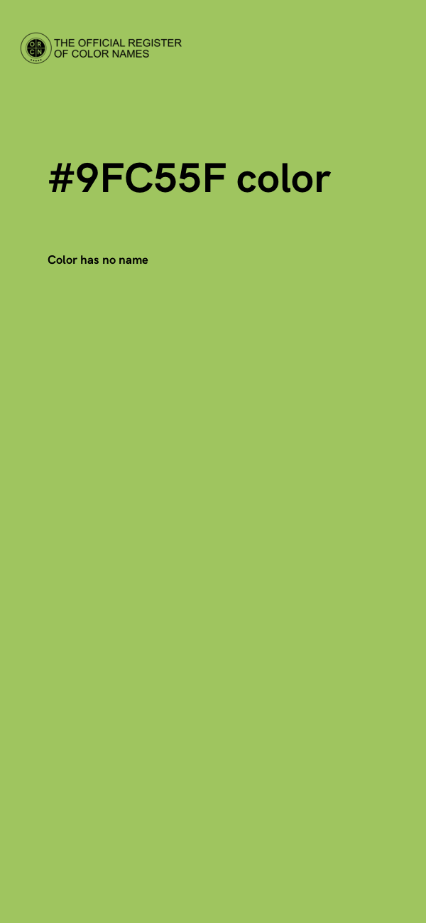 #9FC55F color image