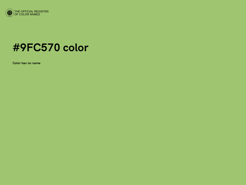 #9FC570 color image