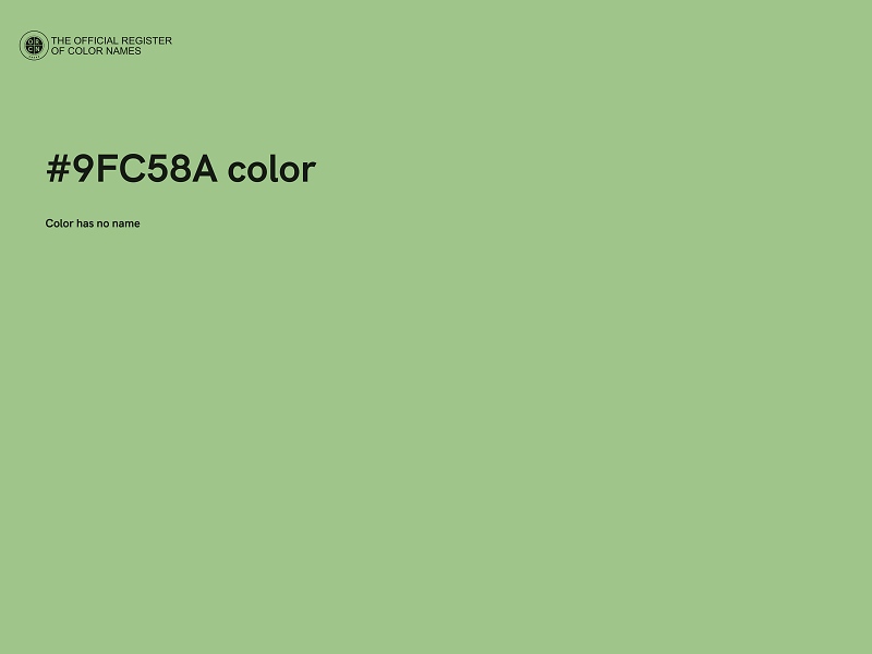 #9FC58A color image