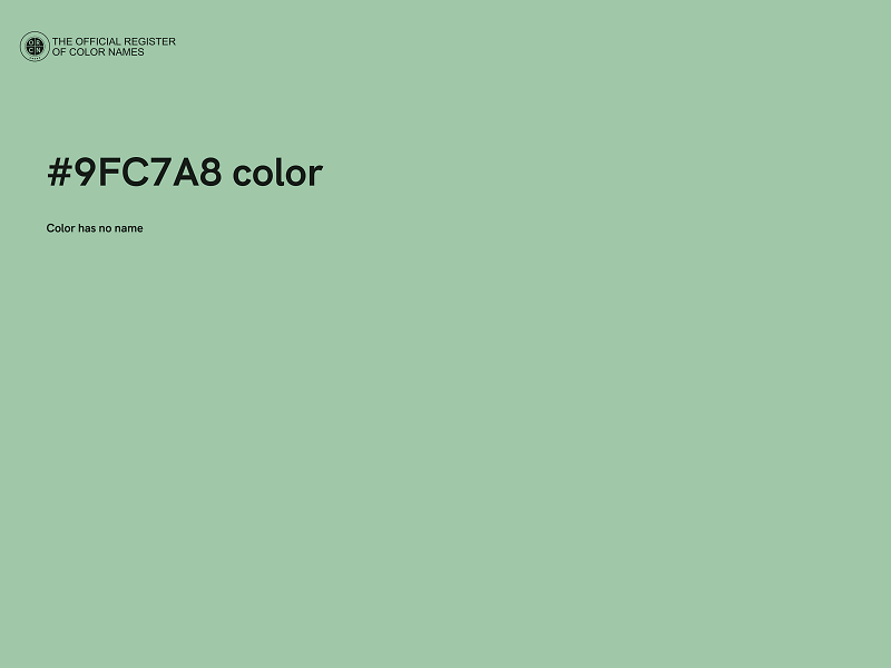 #9FC7A8 color image