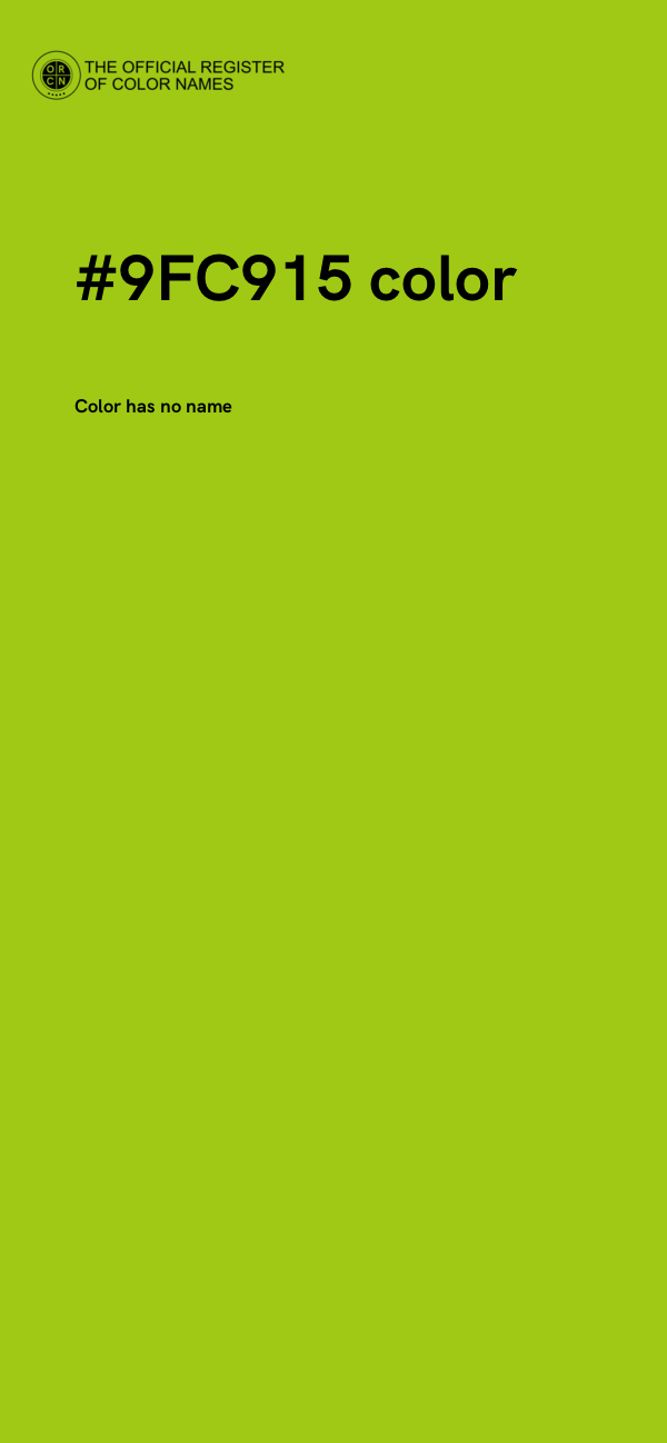 #9FC915 color image