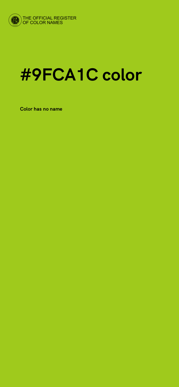 #9FCA1C color image
