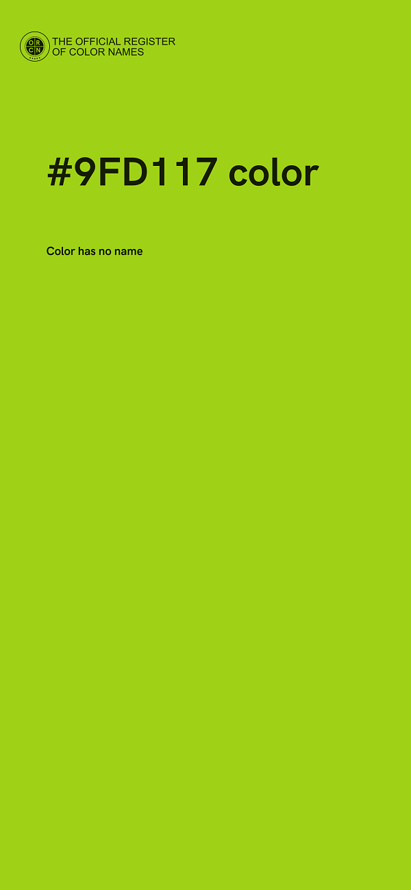 #9FD117 color image