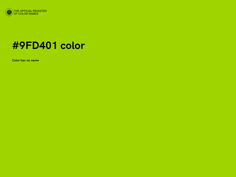 #9FD401 color image