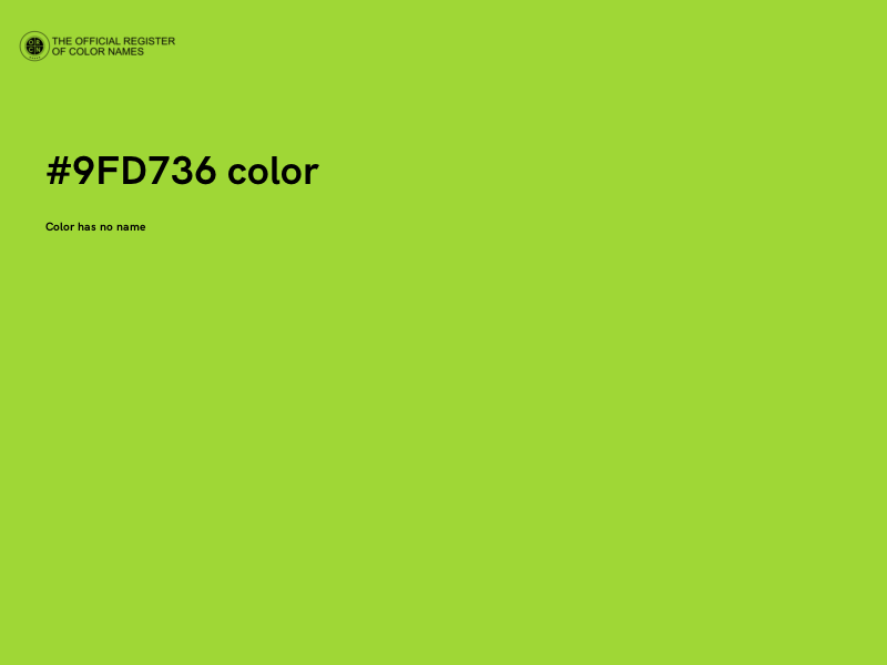 #9FD736 color image