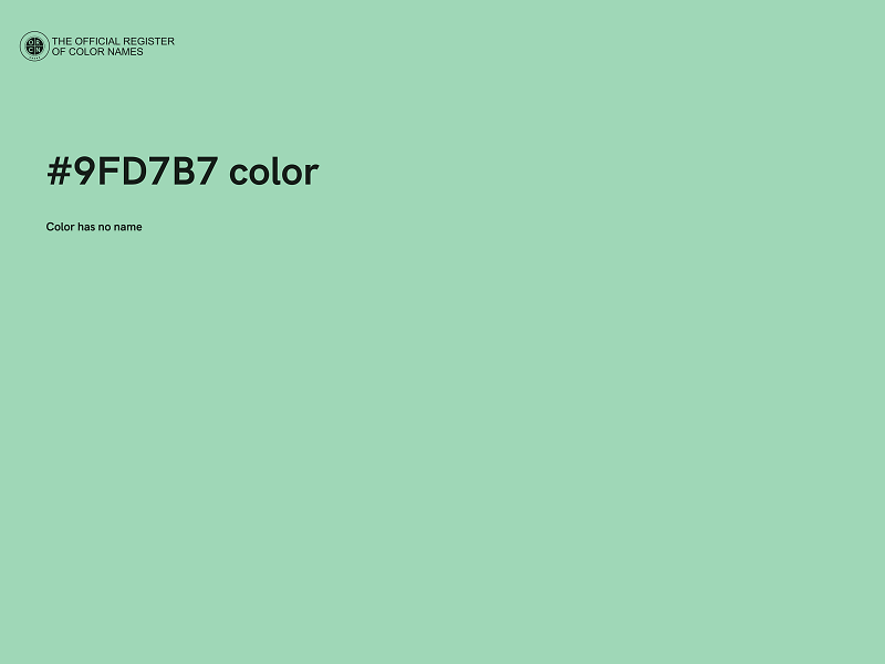 #9FD7B7 color image