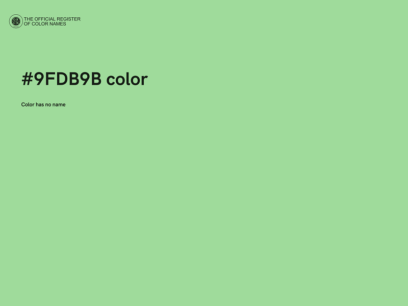 #9FDB9B color image