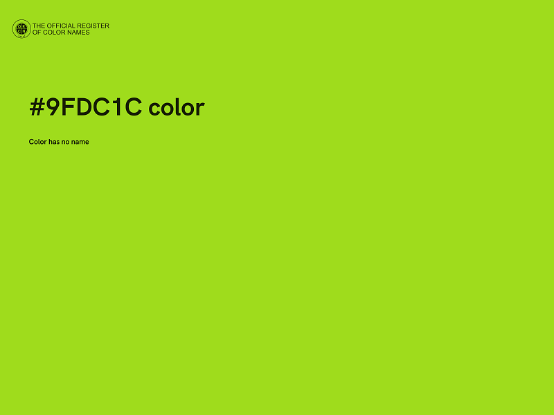 #9FDC1C color image