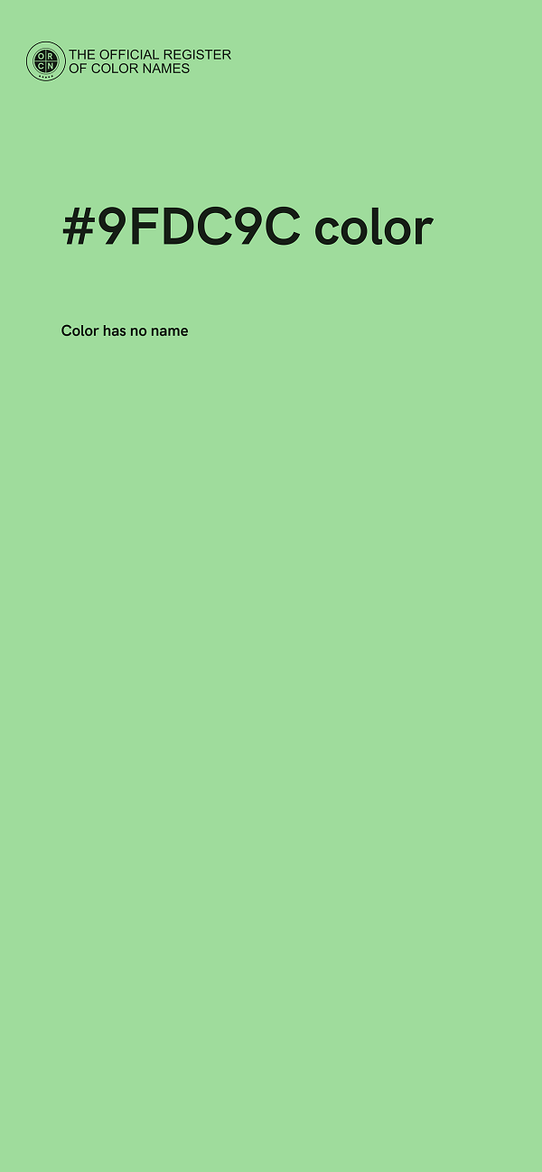 #9FDC9C color image