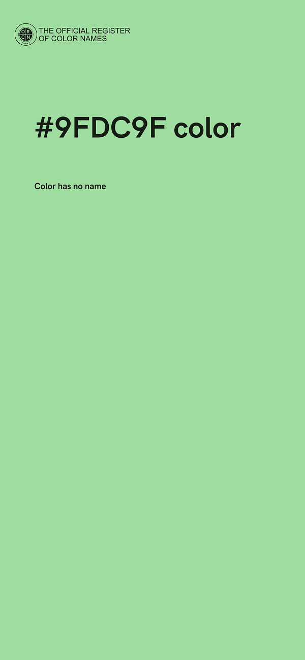 #9FDC9F color image