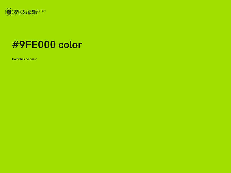 #9FE000 color image