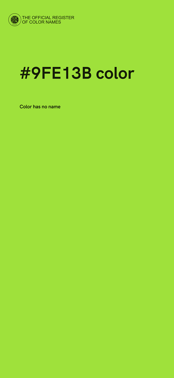 #9FE13B color image