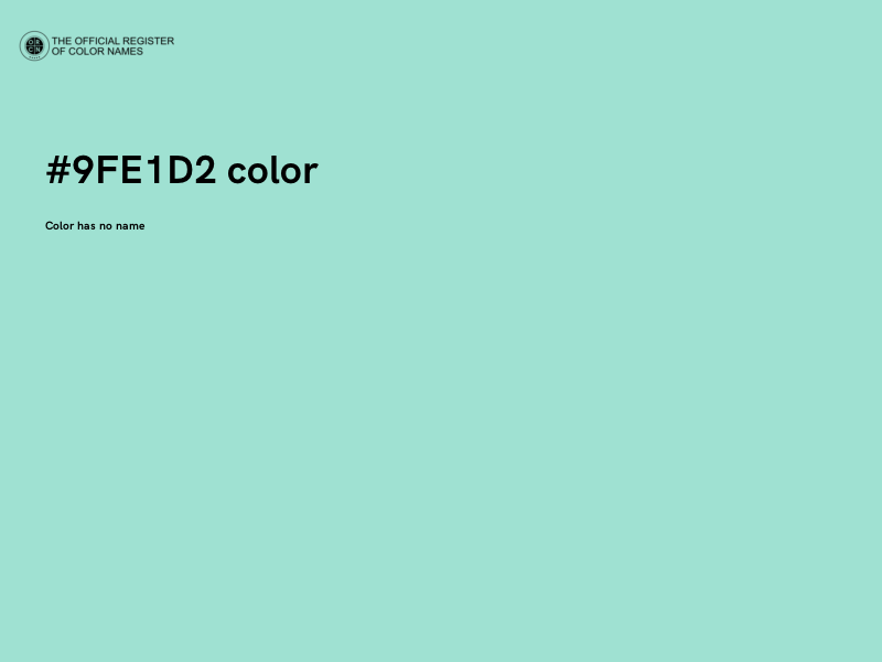 #9FE1D2 color image