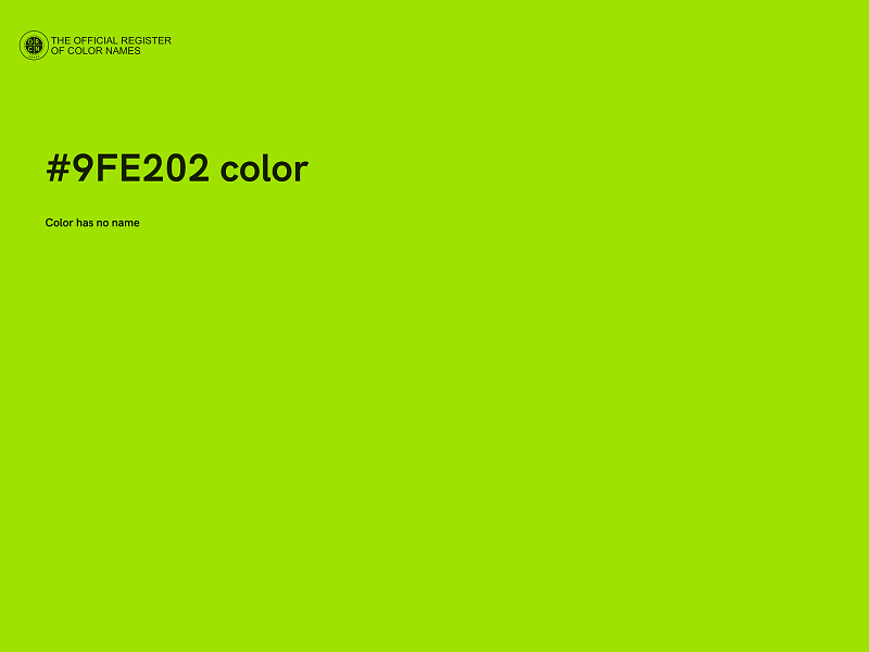 #9FE202 color image