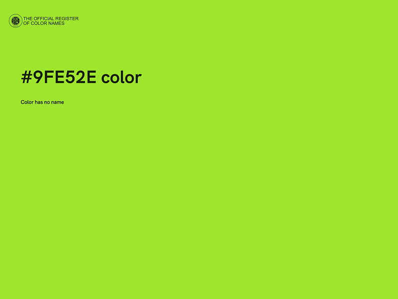 #9FE52E color image