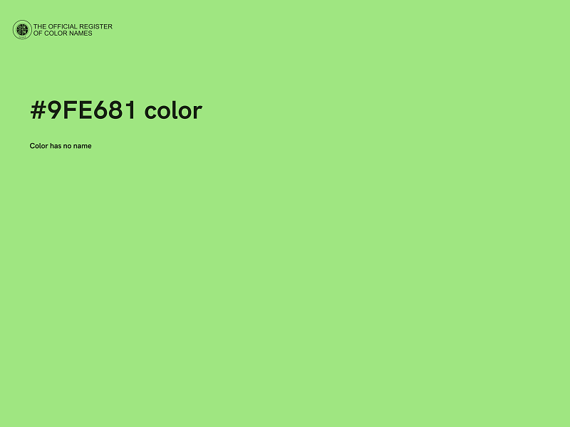 #9FE681 color image