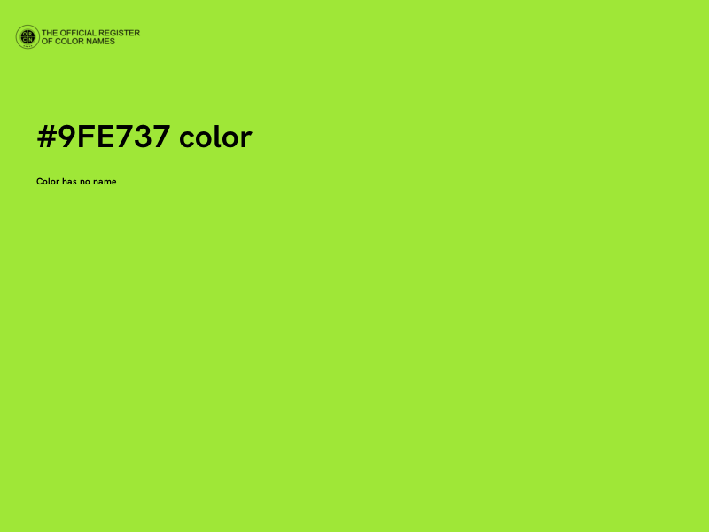 #9FE737 color image