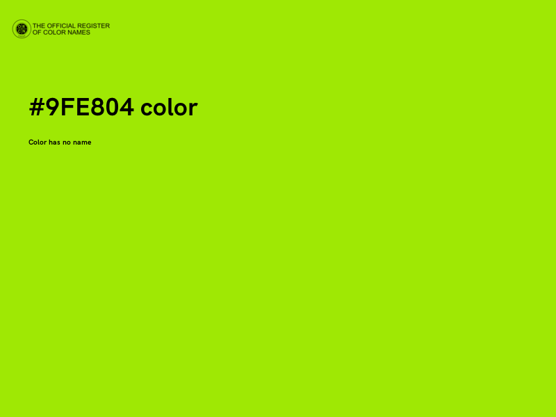 #9FE804 color image
