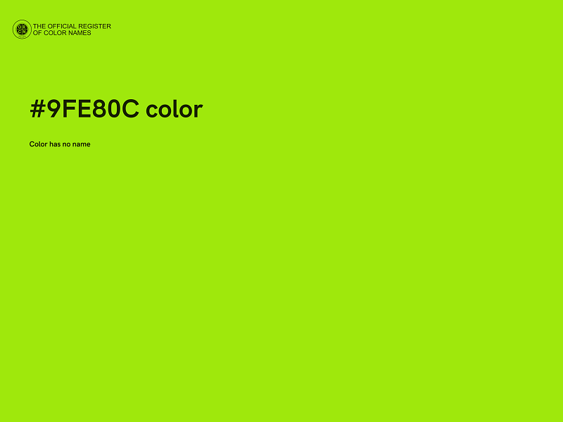#9FE80C color image