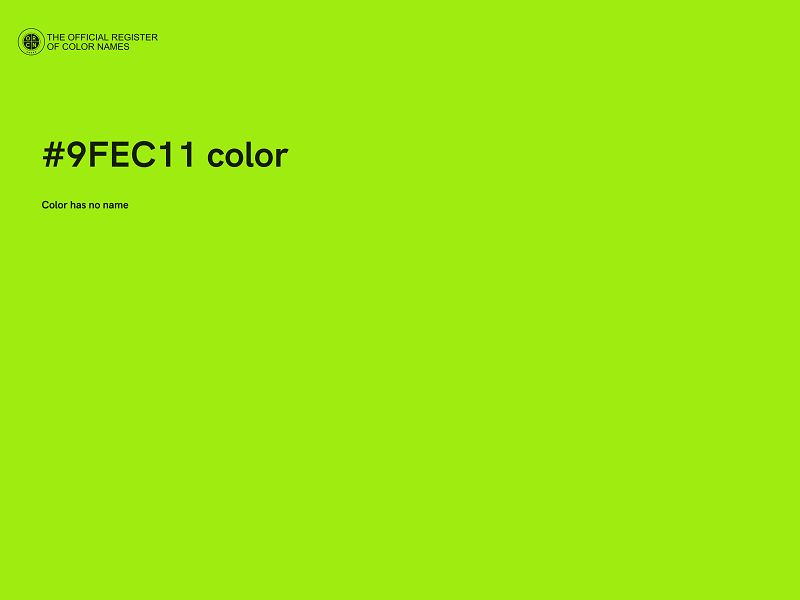#9FEC11 color image