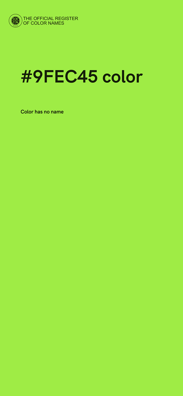 #9FEC45 color image