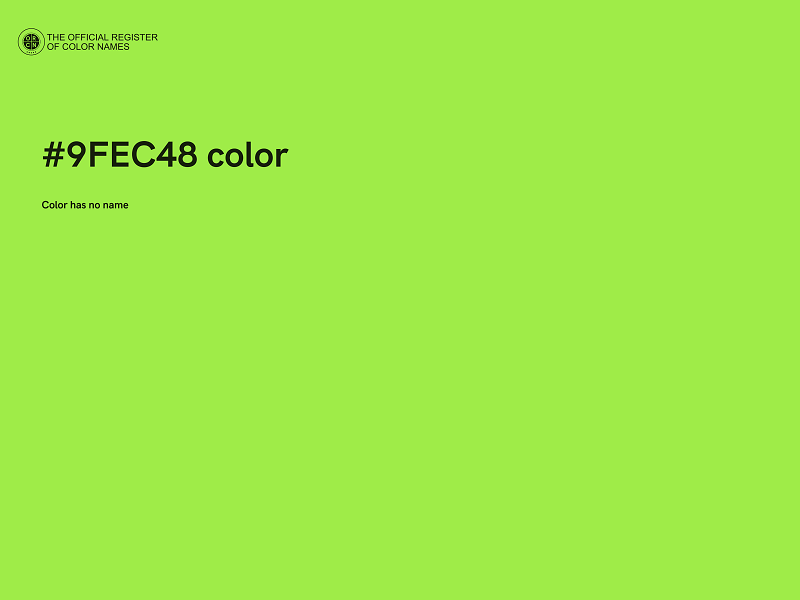 #9FEC48 color image