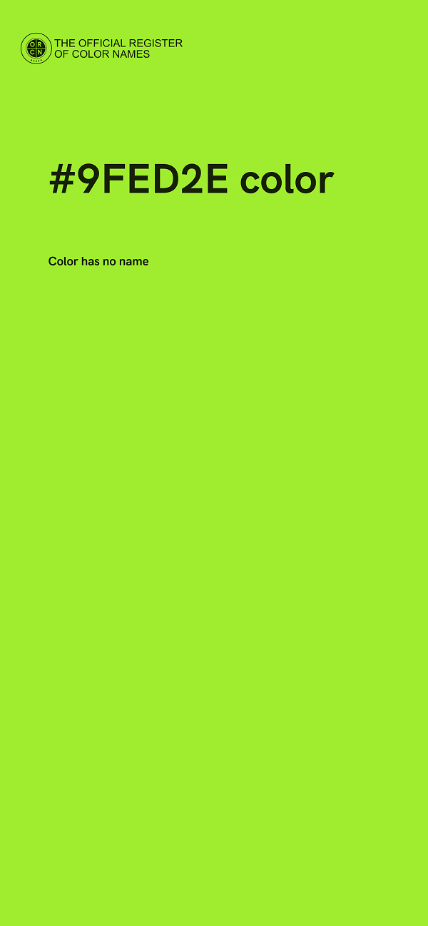 #9FED2E color image