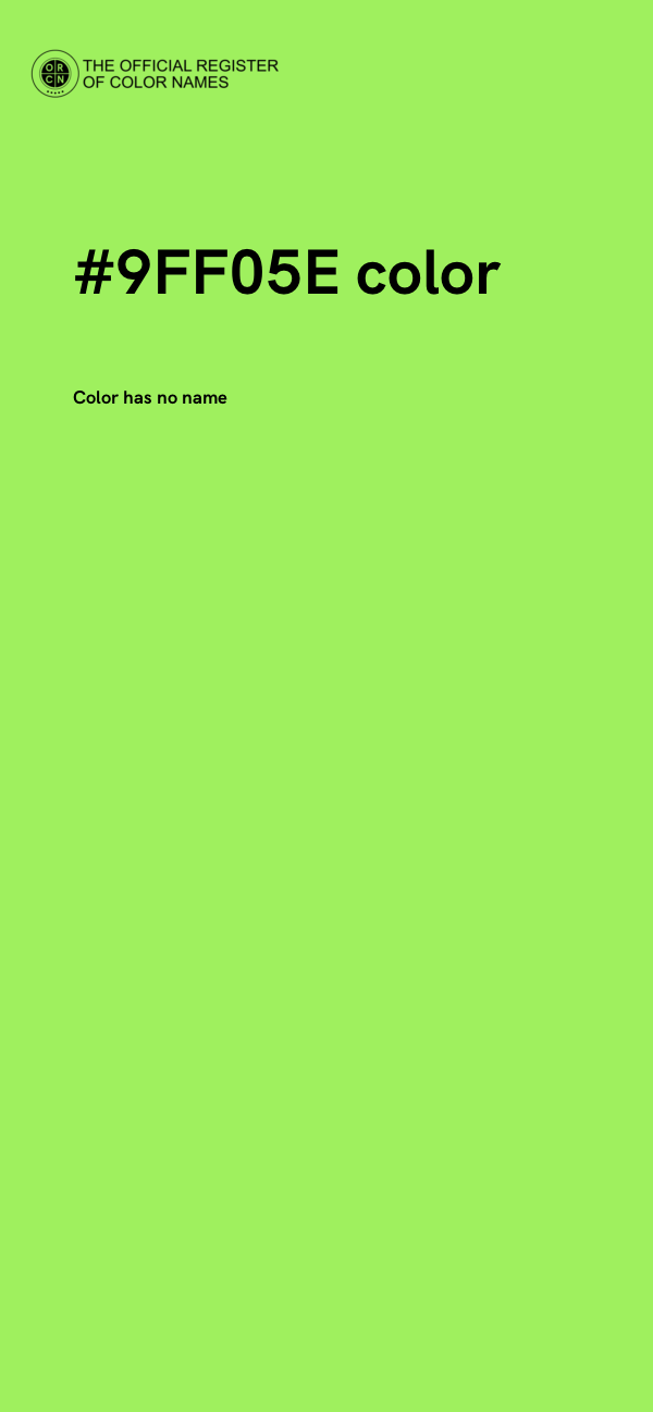 #9FF05E color image