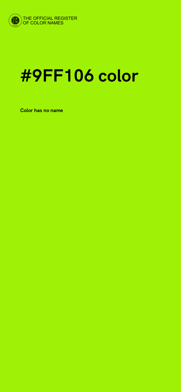 #9FF106 color image
