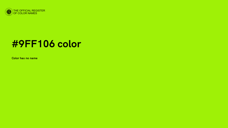 #9FF106 color image