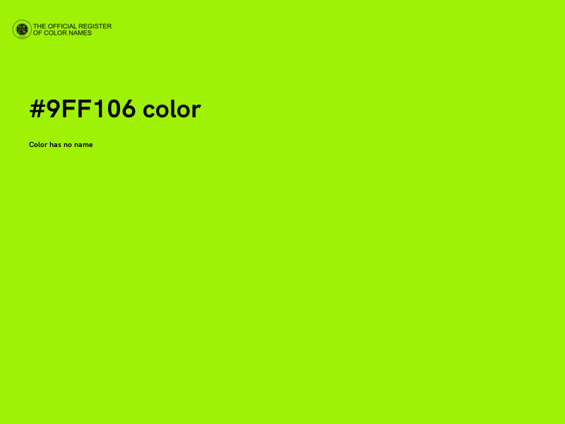 #9FF106 color image