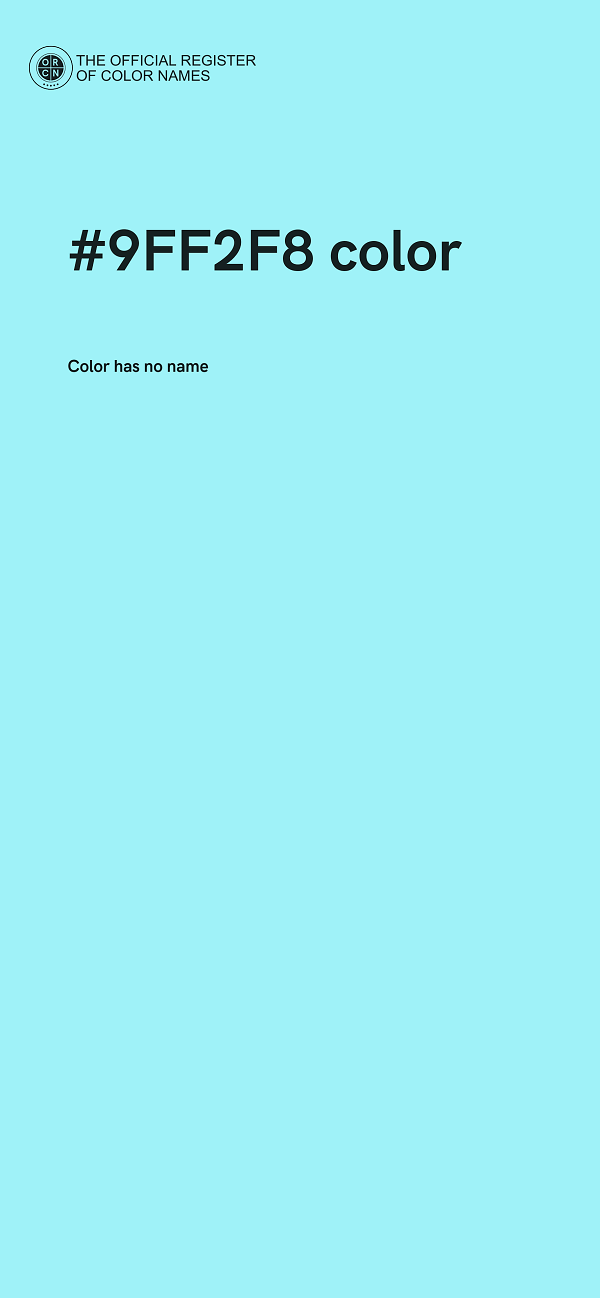 #9FF2F8 color image