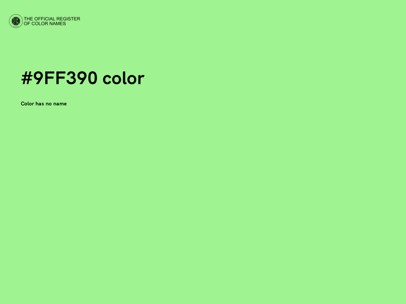 #9FF390 color image