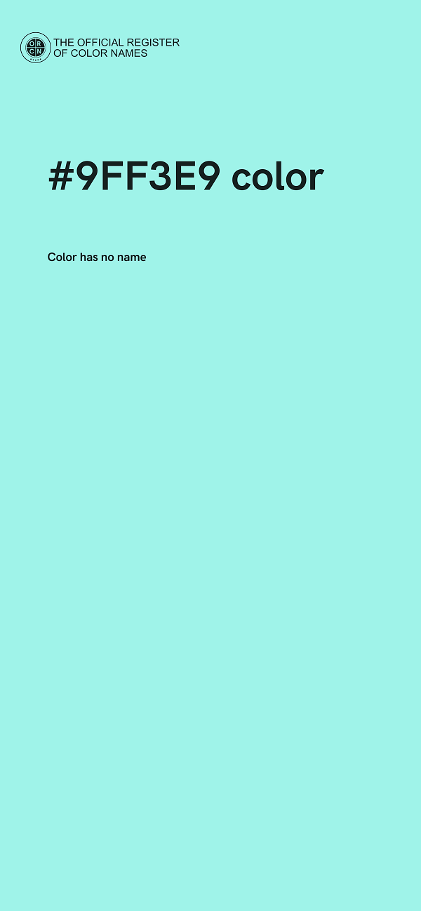 #9FF3E9 color image