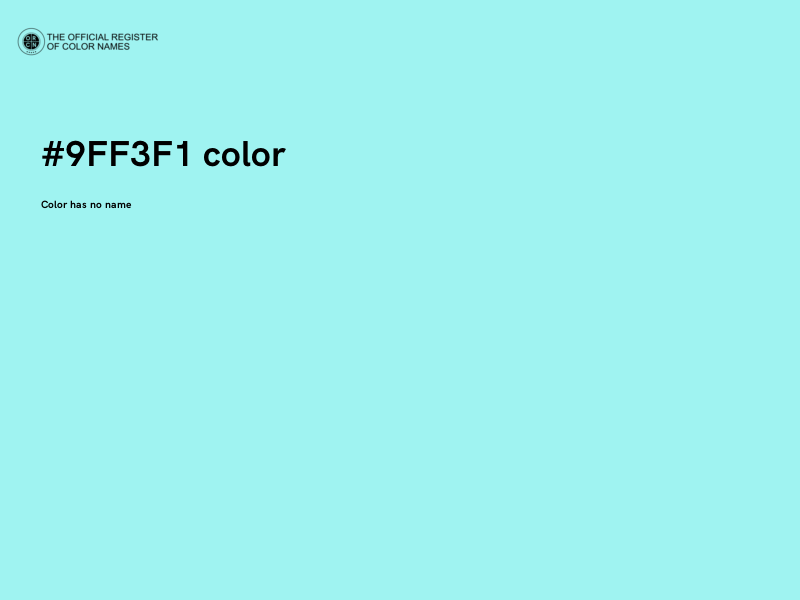#9FF3F1 color image